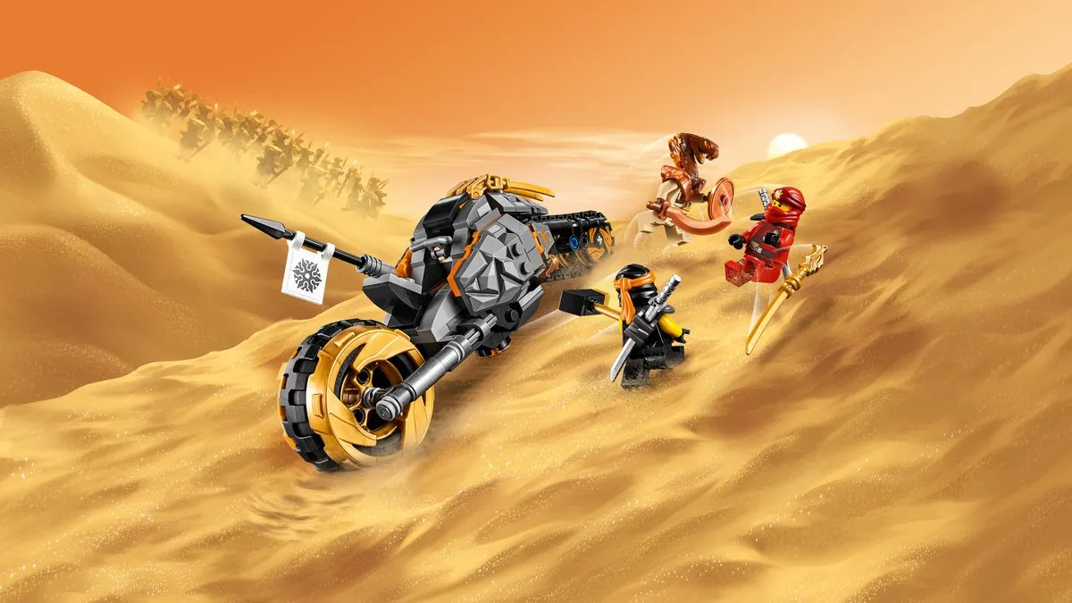 LEGO Ninjago Cole's Crossmotor 70672 - 212 Stukken - 3 Minifiguren