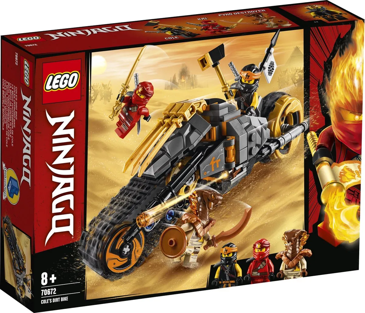 LEGO Ninjago Cole's Crossmotor 70672