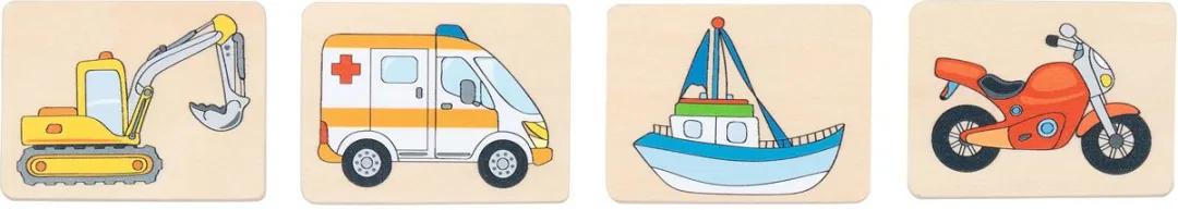 Goki Memo Game Vehicles 56301 - Multicolor
