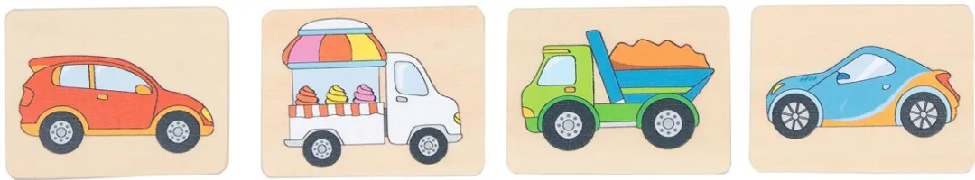 Goki Memo Game Vehicles 56301 - Multicolor