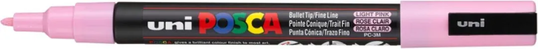 Posca Uni PC3M Verfmarker Lichtroze - Multi