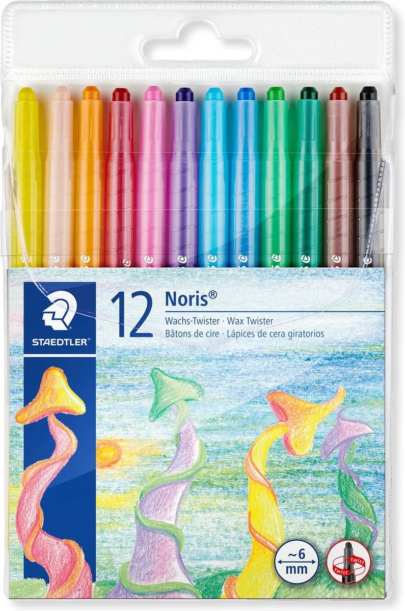 STAEDTLER Noris Club Wax Twister Set 12 Stuks