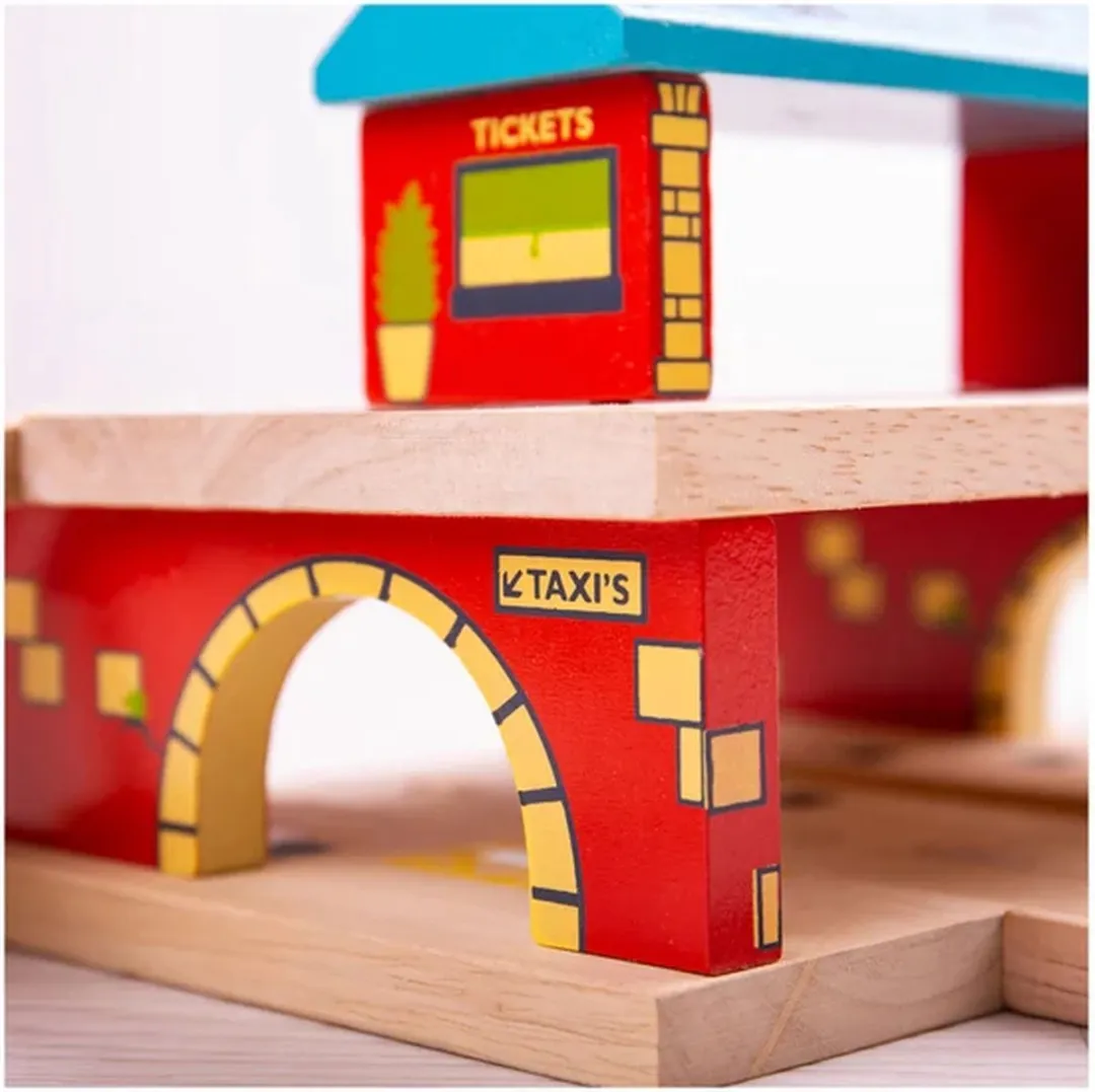 BIGJIGS Overground Station - Rood - afbeelding 6 van 6