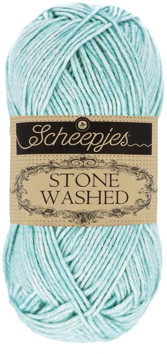 Scheepjes Stone Washed 813 Amazonite Wol - 50 gr