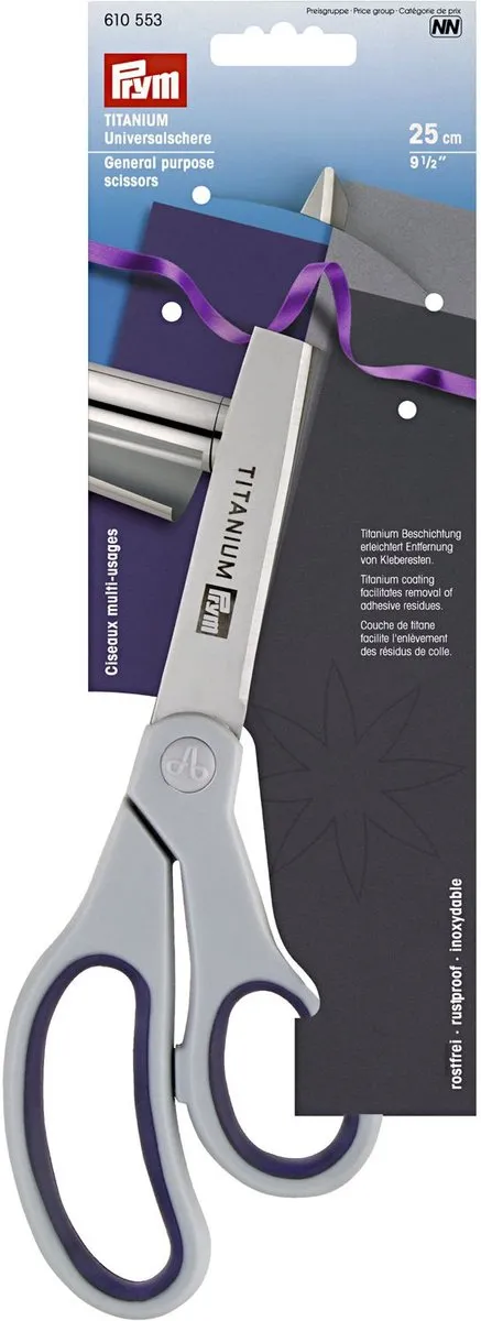 Prym Universele Schaar Titanium 25cm - Uni - afbeelding 3 van 3
