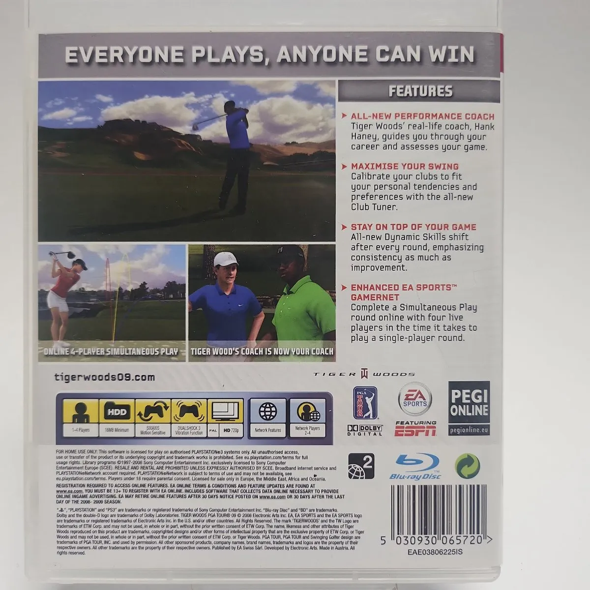 Electronic Arts Tiger Woods PGA Tour 09 - Xbox 360 Game - afbeelding 6 van 6