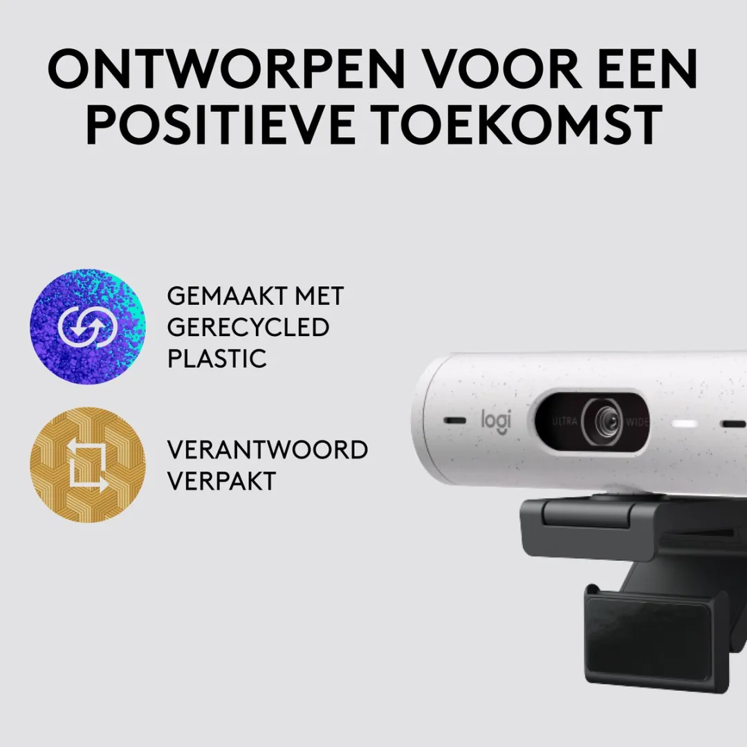 Logitech Brio 500 Webcam 1080p - Wit