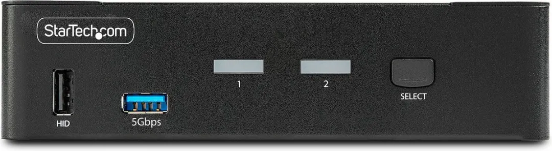 Startech D86A2-2-PORT-8K-KVM 2-Port DisplayPort KVM Switch - 8K 60Hz - Zwart