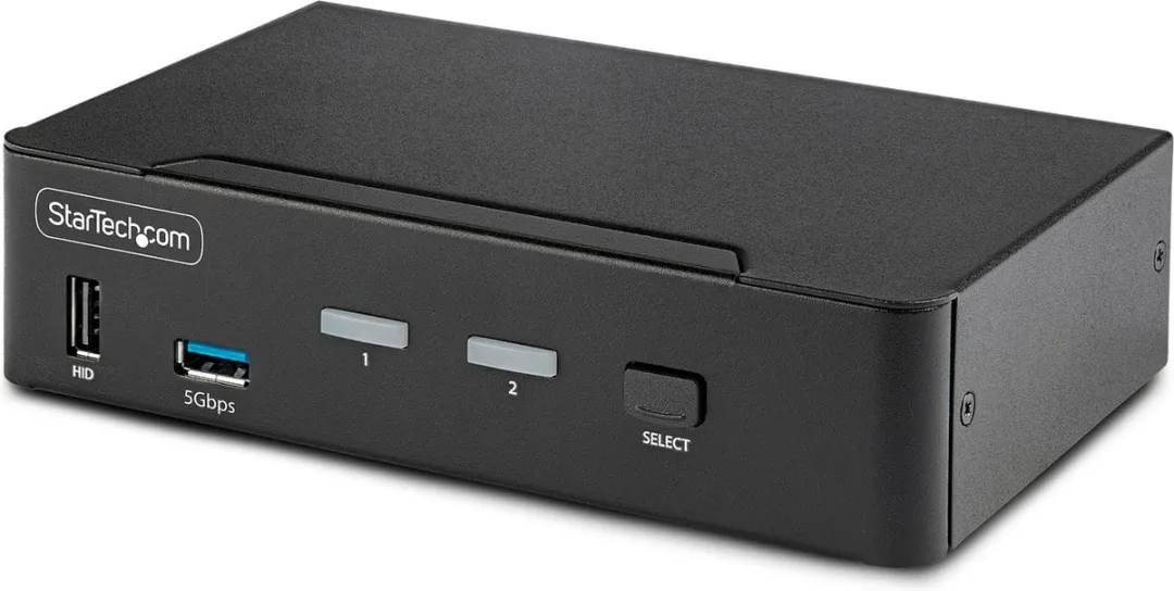 Startech D86A2-2-PORT-8K-KVM 2-Port DisplayPort KVM Switch