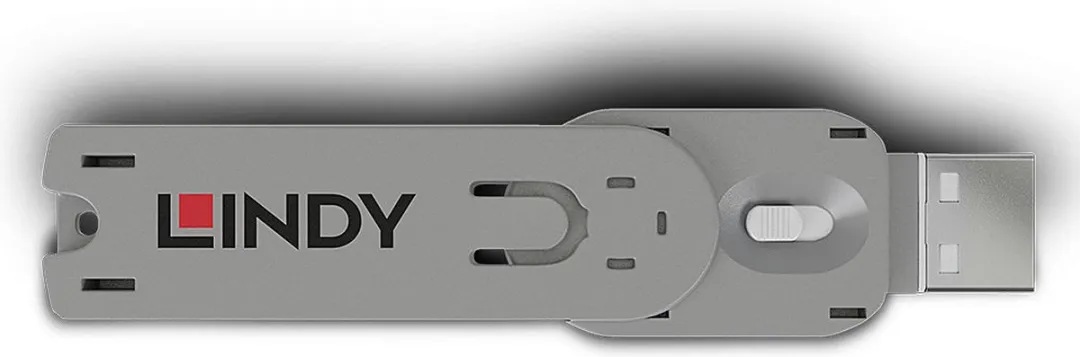 Lindy sleutel voor USB Port Schloss wit 40624