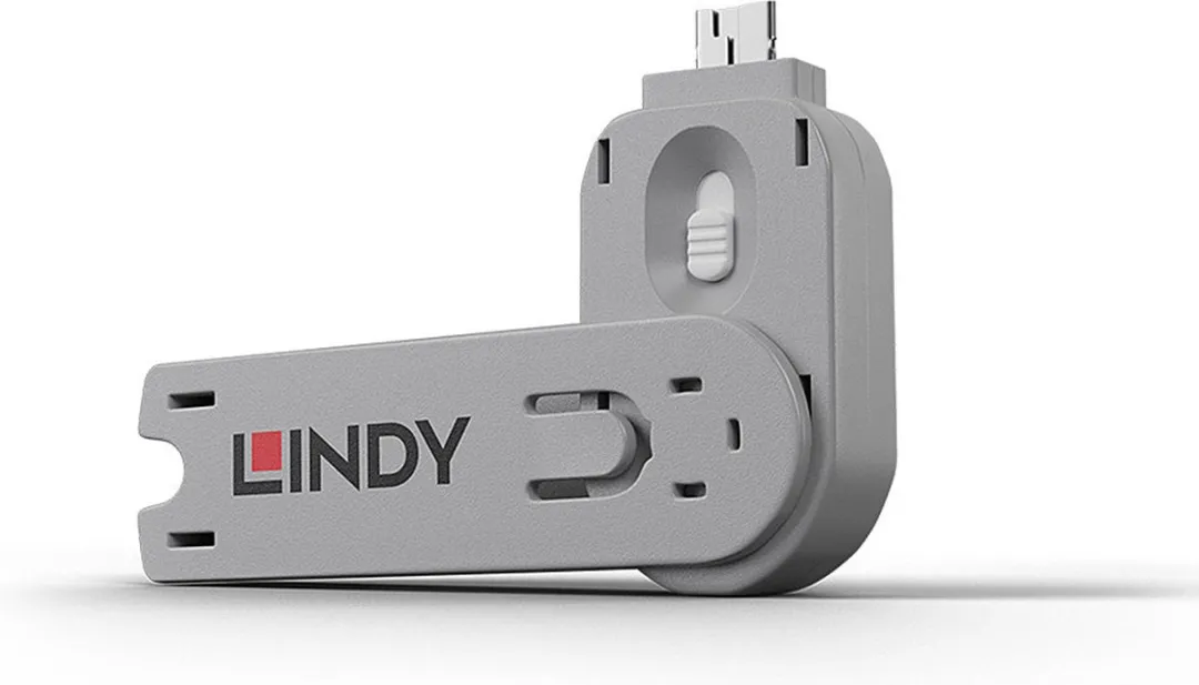 Lindy sleutel voor USB Port Schloss wit 40624
