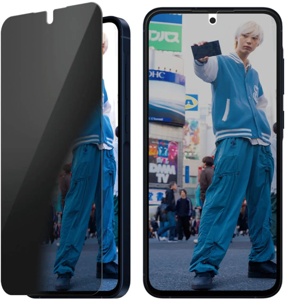 PanzerGlass Ultra-Wide Fit Privacy Screenprotector A56 - Zwart