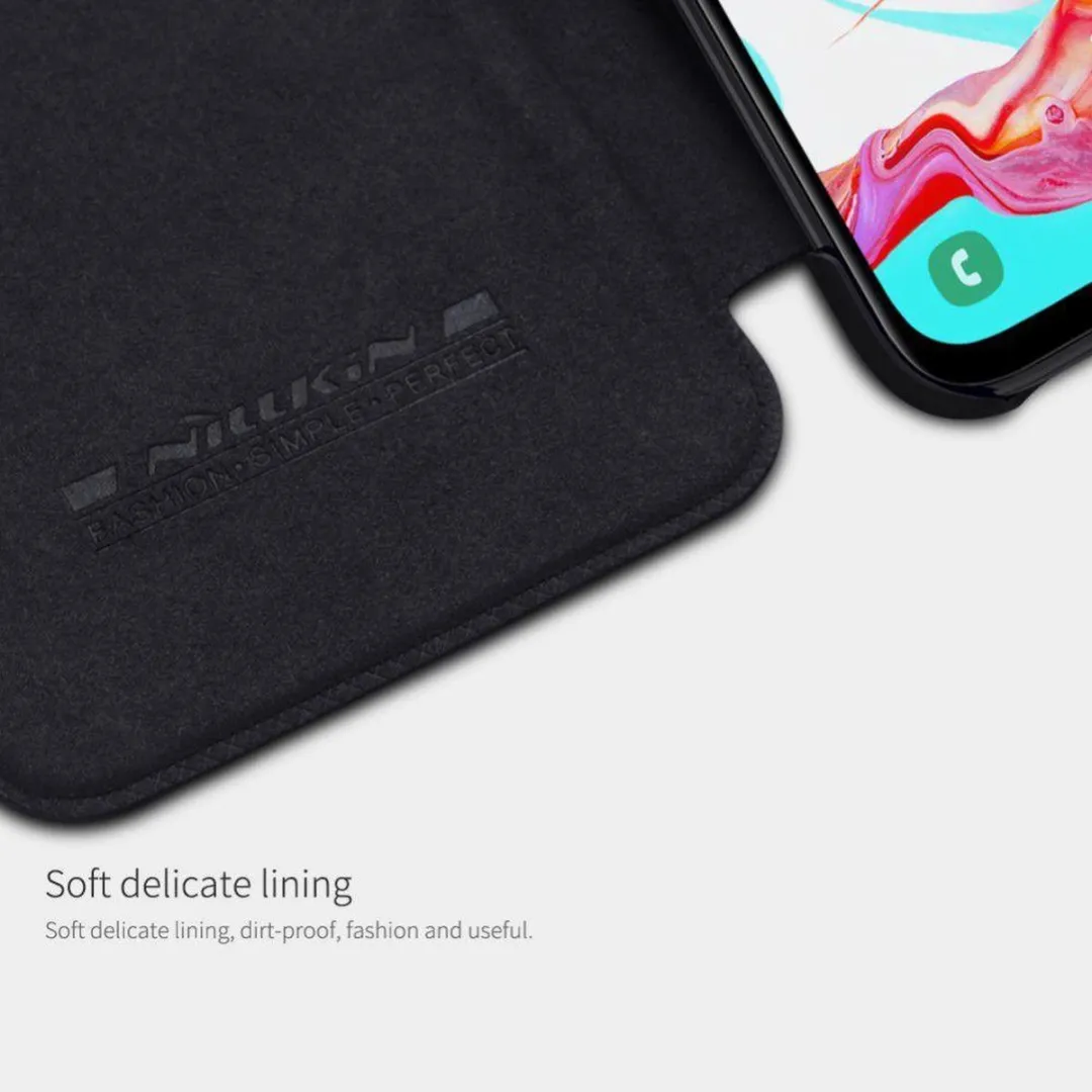 Nillkin Qin Series Hoesje Samsung Galaxy A70 - Zwart