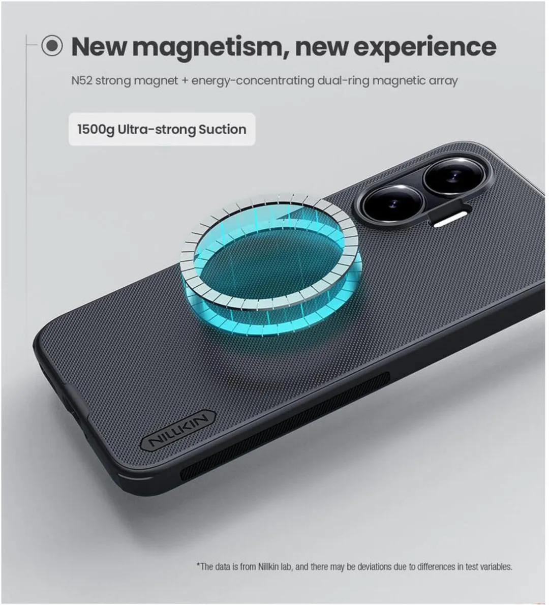 Nillkin Frosted Shield Hoesje Xiaomi Poco F7 - MagSafe - Zwart