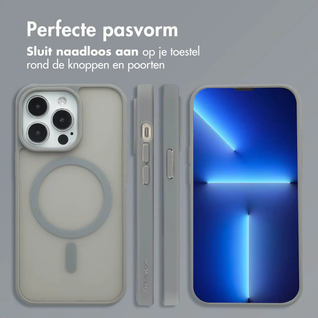 Imoshion Hoesje iPhone 13 Pro - Grijs - MagSafe - afbeelding 6 van 6