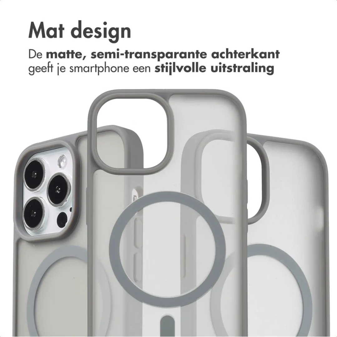 Imoshion Hoesje iPhone 13 Pro - Grijs - MagSafe