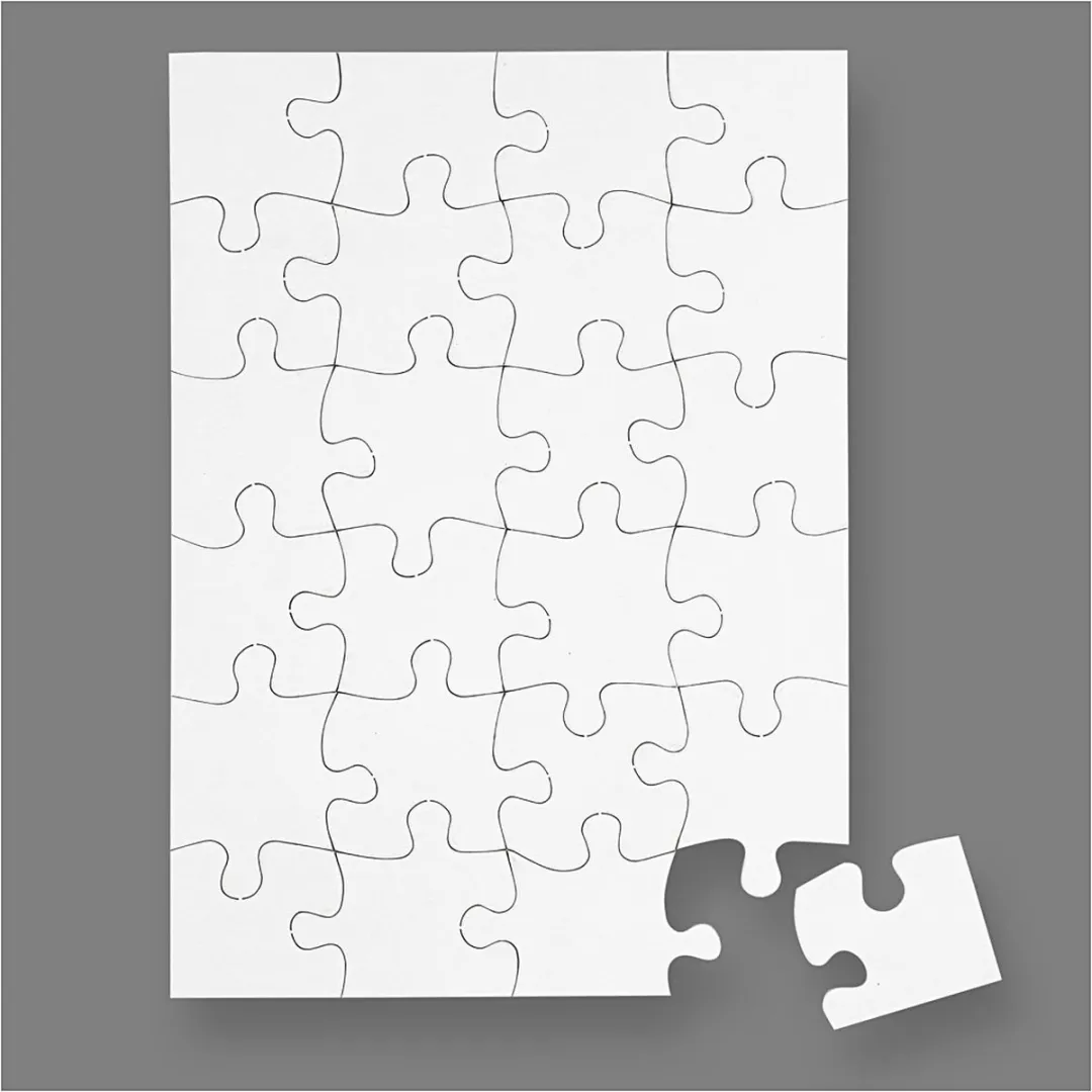Kartonnen Puzzel Creativ Company 15x21cm - 16 Stuks - afbeelding 6 van 6
