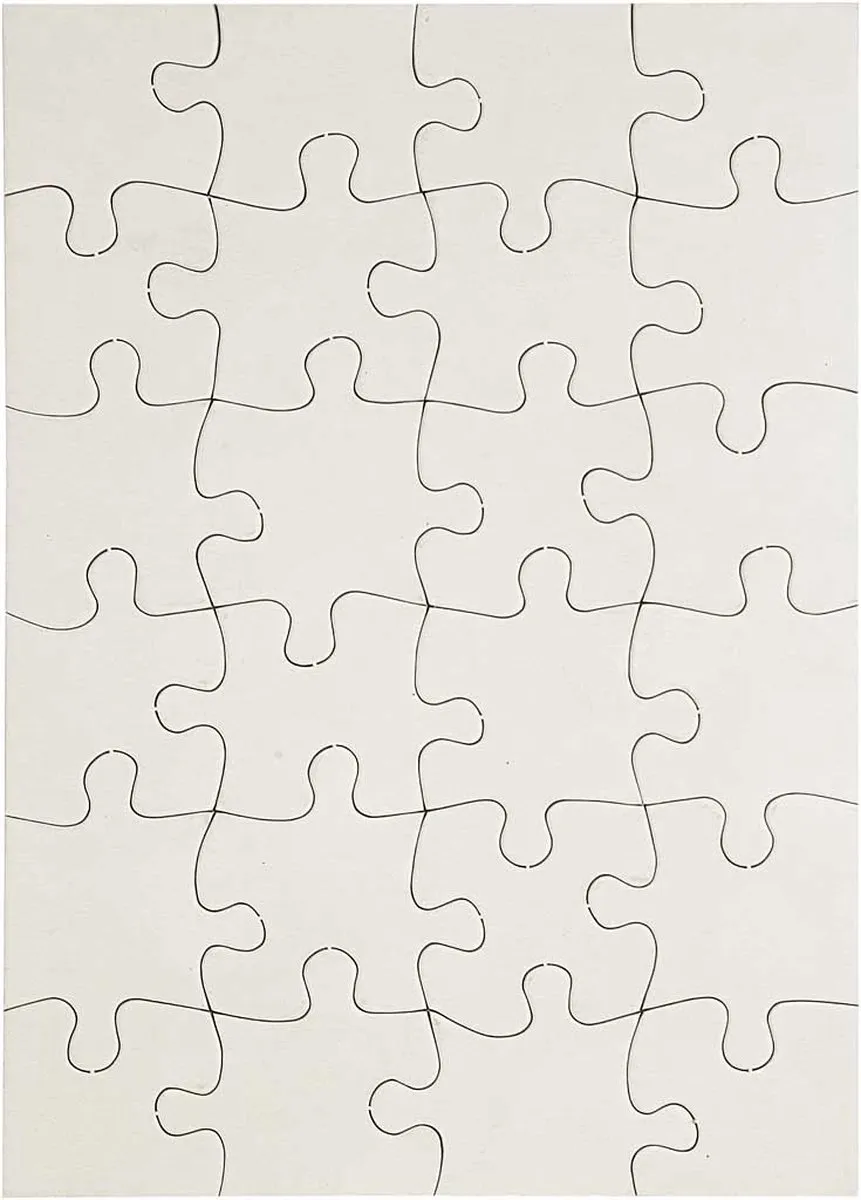 Kartonnen Puzzel Creativ Company 15x21cm - 16 Stuks