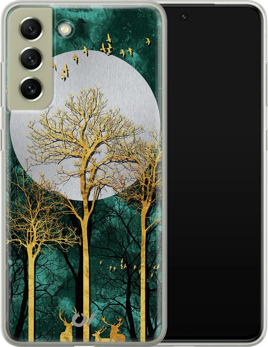 Casevibes Samsung Galaxy S21 FE Hoesje - Goud