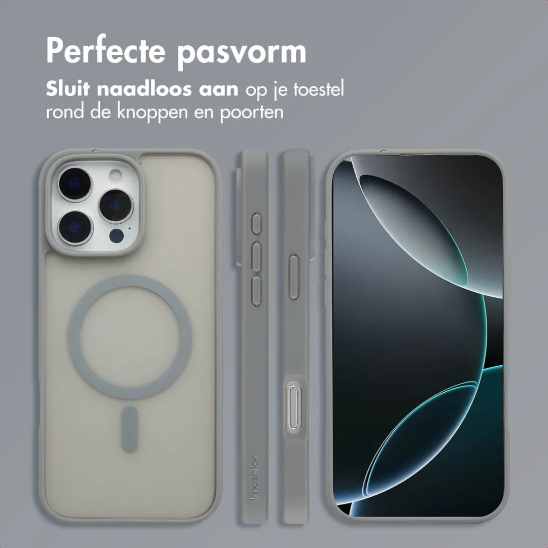 Imoshion Hoesje iPhone 16 Pro MagSafe - Grijs - afbeelding 6 van 6