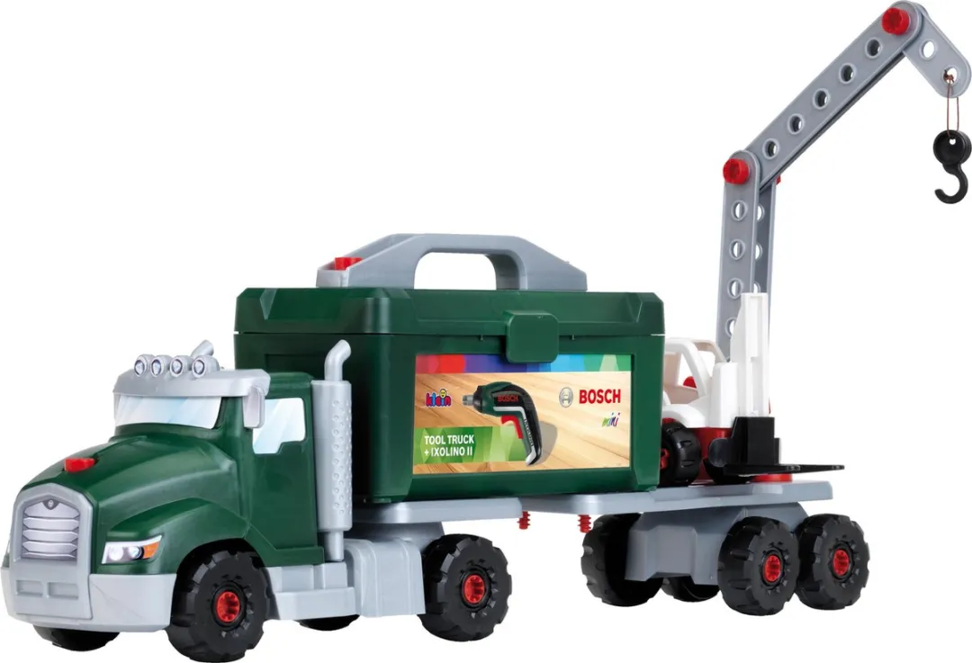 Klein Toys Bosch Ixolino II Gereedschapswagen-set 86-delig - Groen
