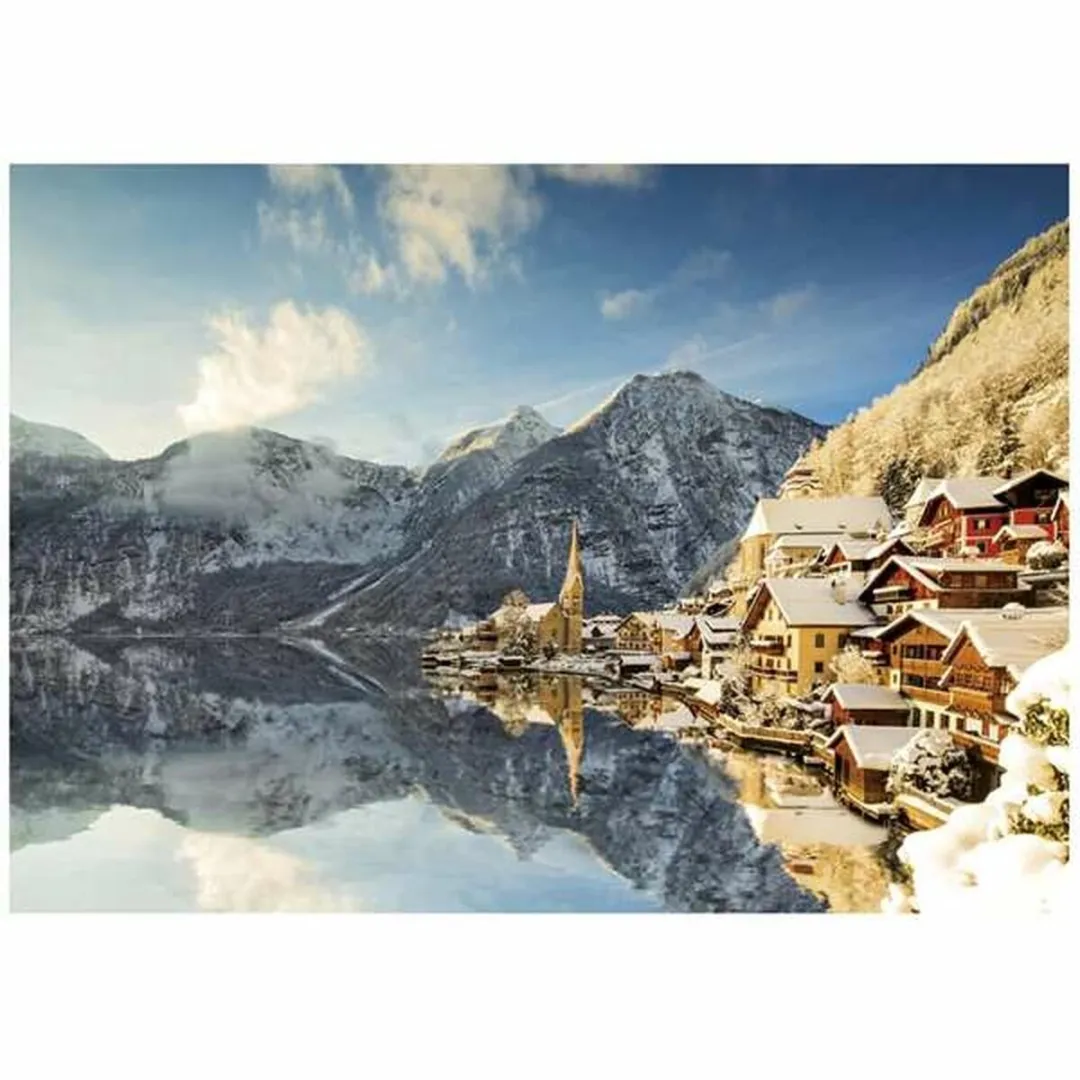 Educa Winter in Hallstatt Oostenrijk Puzzel 1500 Stuks - Multicolor