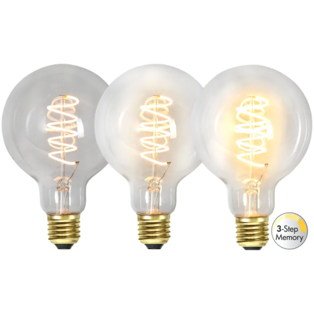 Star Trading G95 E27 LED Bol 4W Super Warm Wit