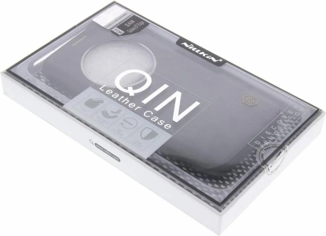 Nillkin Qin Book Cover Samsung Galaxy S7 Edge - Zwart