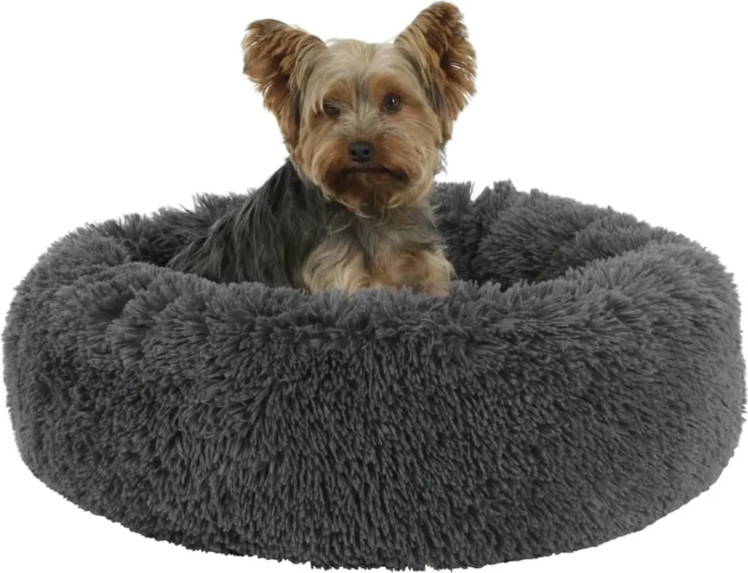 Kerbl Hondenbed Fluffy 60cm - Grijs - afbeelding 2 van 6