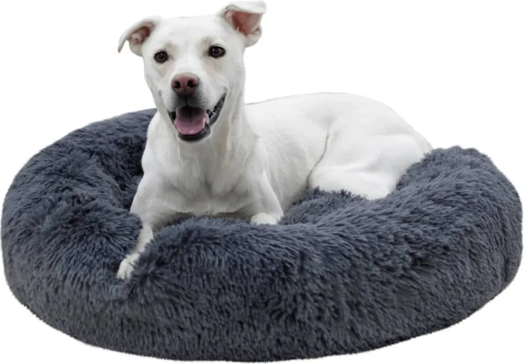 Kerbl Hondenbed Fluffy 60cm - Grijs - afbeelding 4 van 6