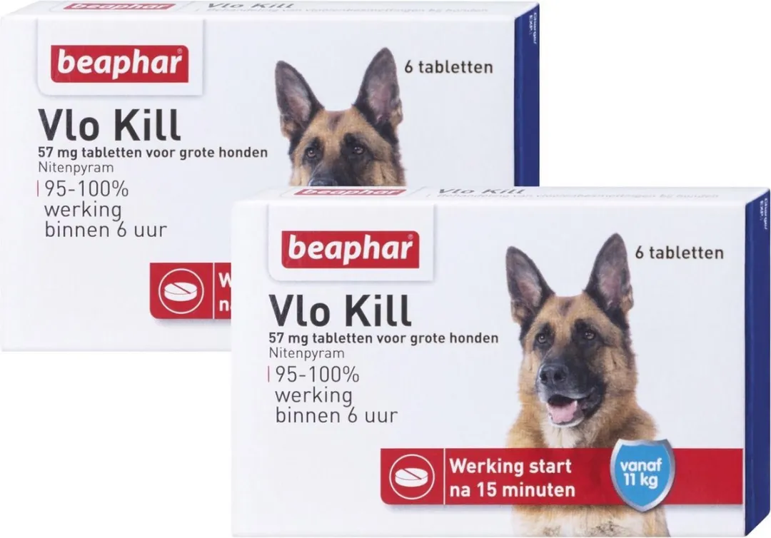Beaphar Vlo Kill Hond Boven 11kg Anti-vlooientabletten