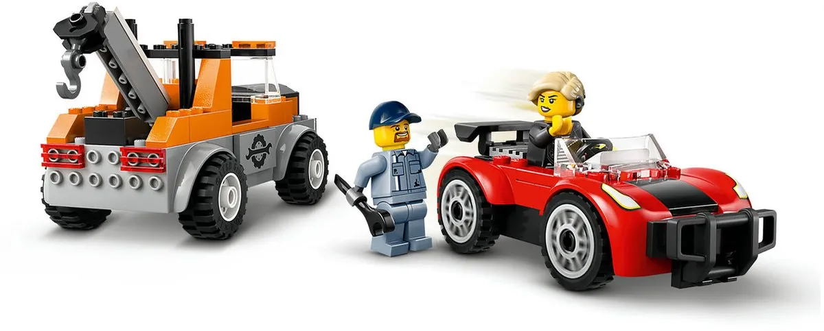 LEGO City Sleepwagen & Sportautoreparatie 60435 - 101 Stukken - afbeelding 6 van 6