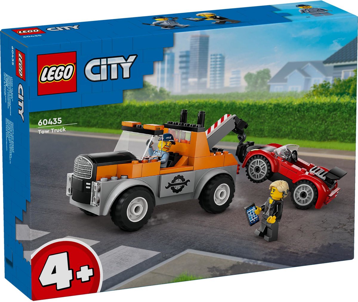 LEGO City Sleepwagen en sportautoreparatie 60435