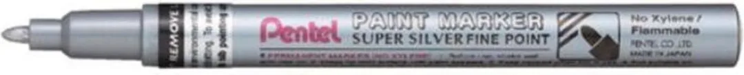 Pentel Paint Marker Super Silver Fine Point