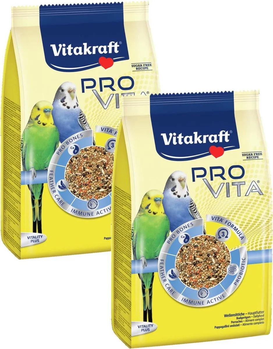 Vitakraft Pro Vita Parkiet Vogelvoer 1600g