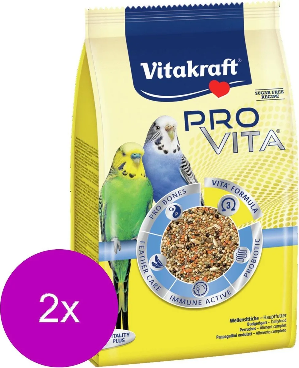 Vitakraft Pro Vita Parkiet Vogelvoer 1600g