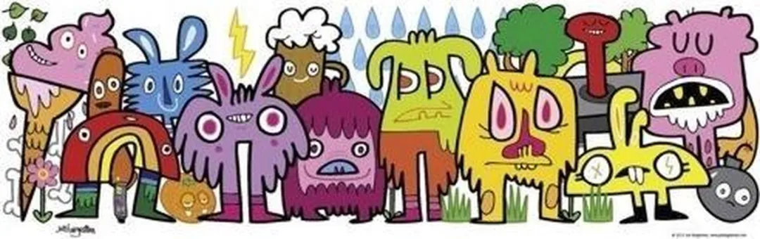 Heye Puzzel Jon Burgerman In The Park