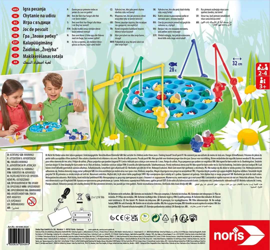 Noris Visspel Hengelspel Actiespel 606062024 - 4 Spelers