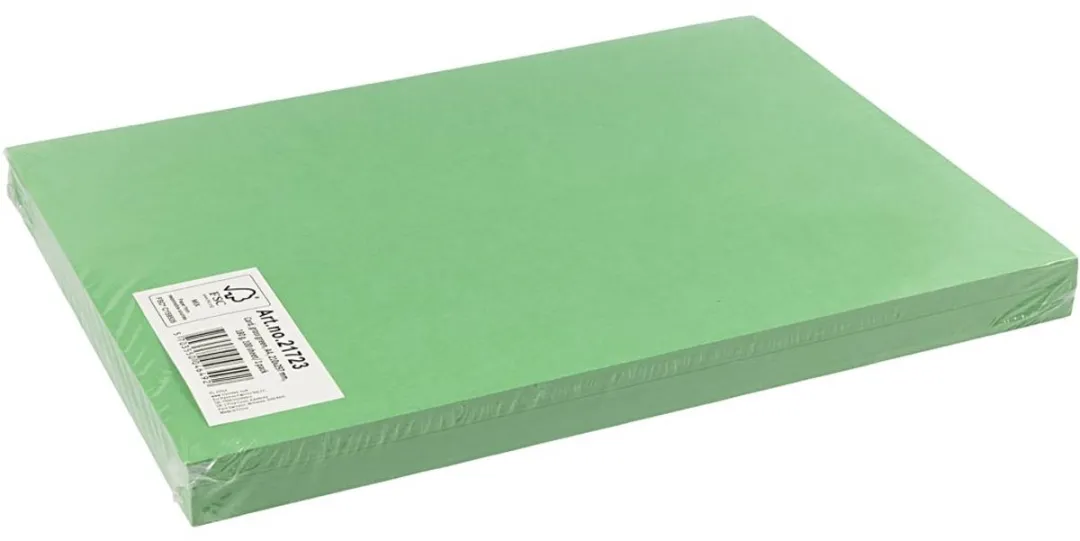 Creativ Company Groen A4 Karton 180g - 100 Vel