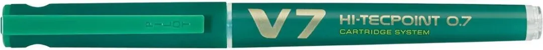 Pilot Roller Hi-Tecpoint V7 05mm - Groen - 10 Stuks
