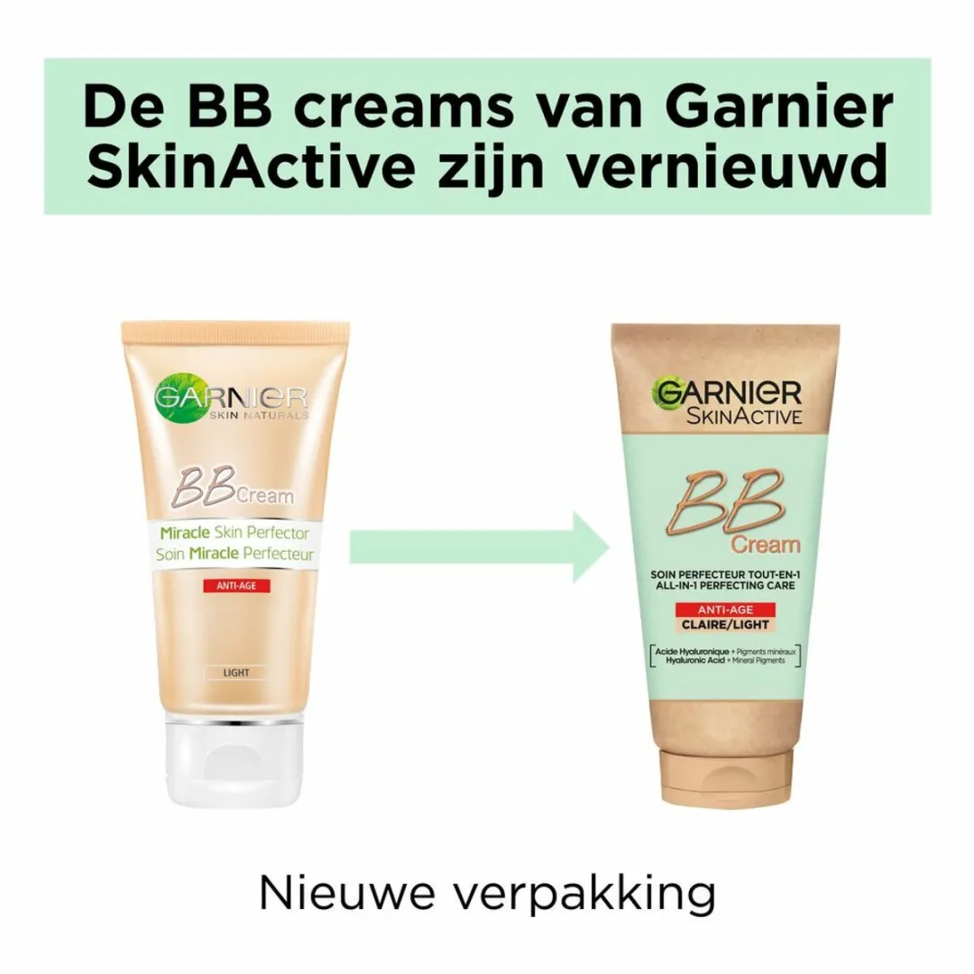 Garnier SkinActive BB Cream Light Anti-Aging 50ml - 10 Stuks