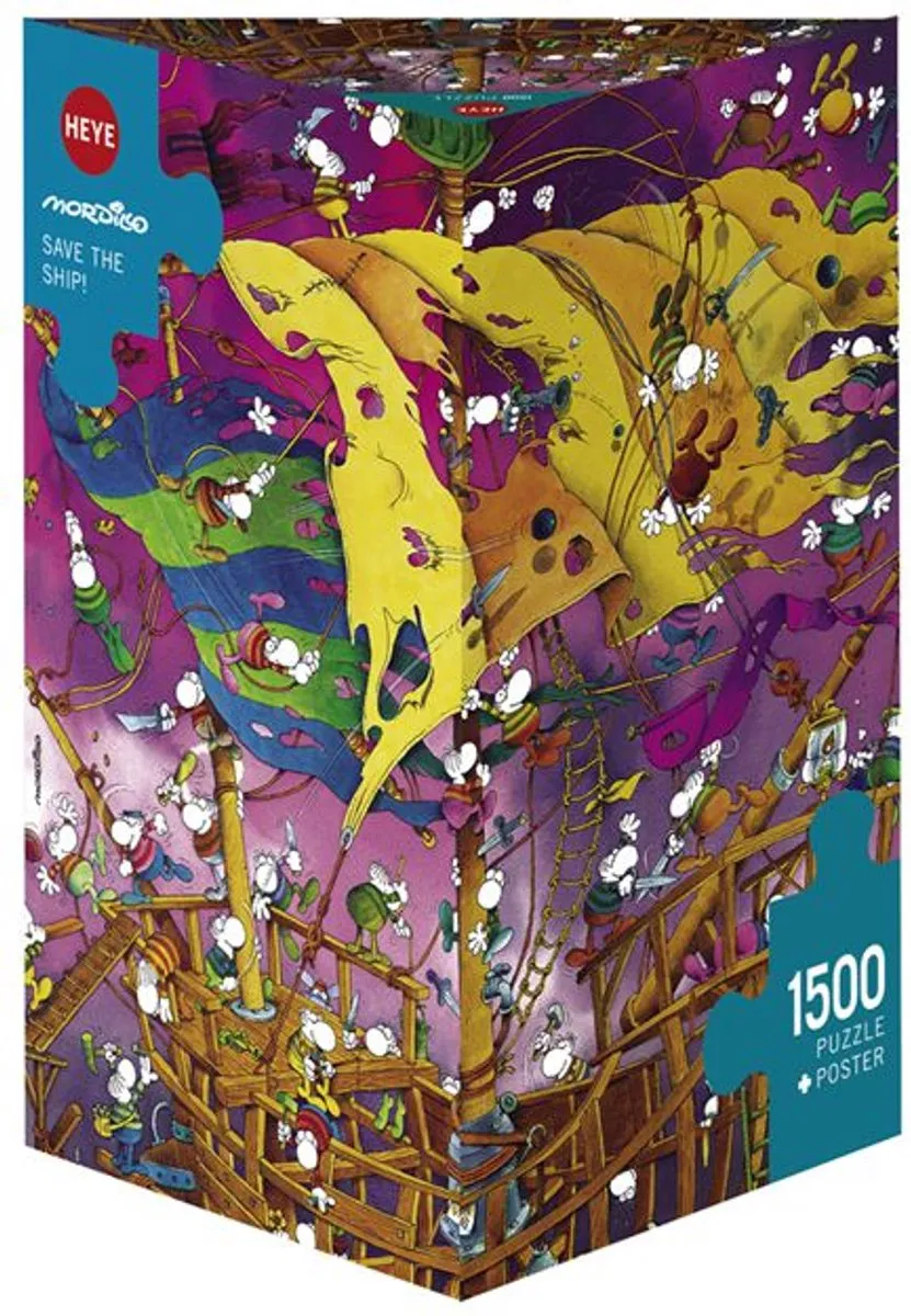 Heye Puzzel Puz. Red het Schip1500 3hkg. Heye 29924.