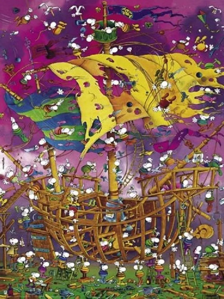 Heye Puzzel Puz. Red het Schip1500 3hkg. Heye 29924.