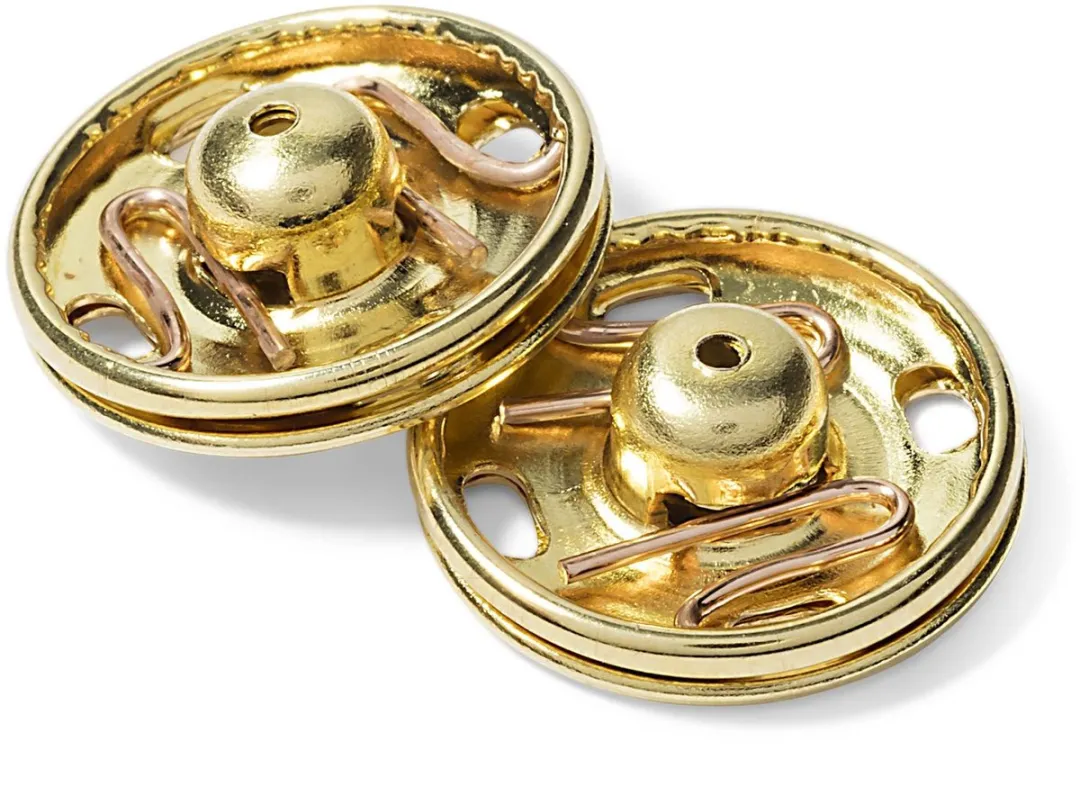 Prym Aannaaidrukknopen 17mm - 4 Stuks - Gouddor