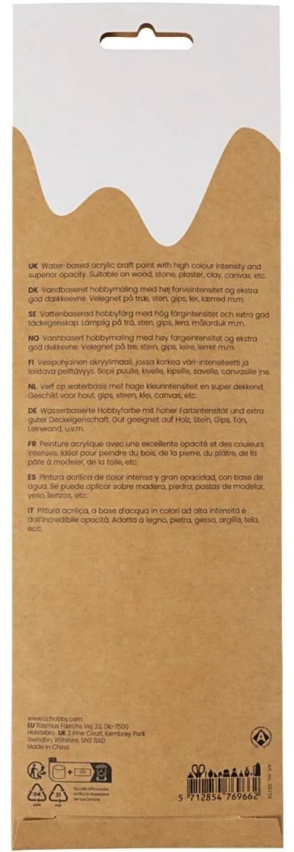 Creativ Company CC Plus Color Acrylverf Kerst Multicolor