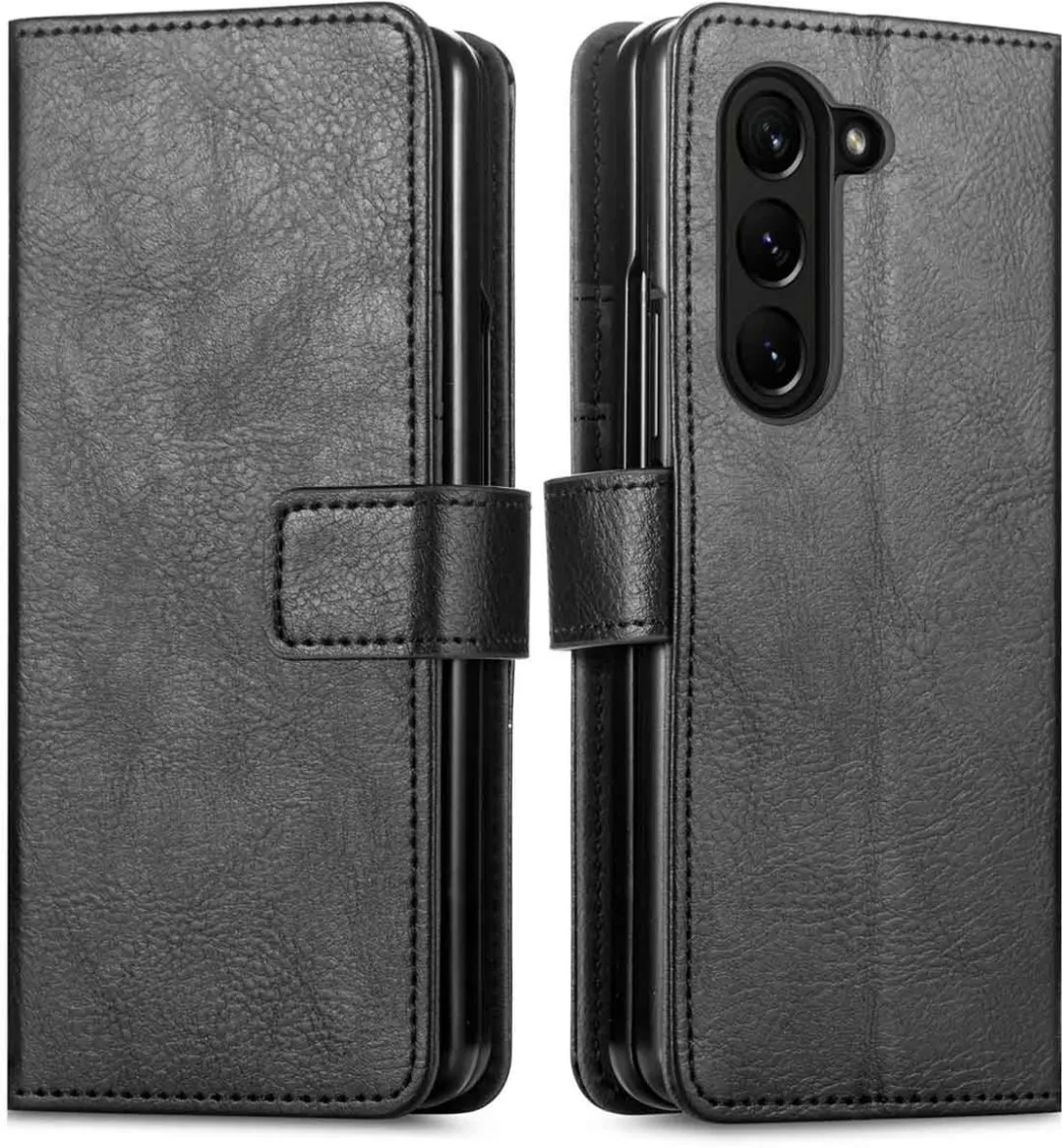 Imoshion Hoesje Samsung Galaxy Z Fold 5 - 3 Pasjes - Zwart