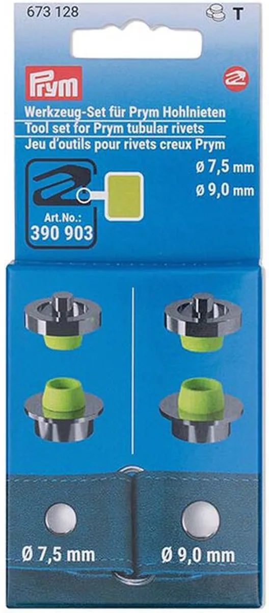 Prym Gereedschap-set Holle Nieten 7,5+9mm
