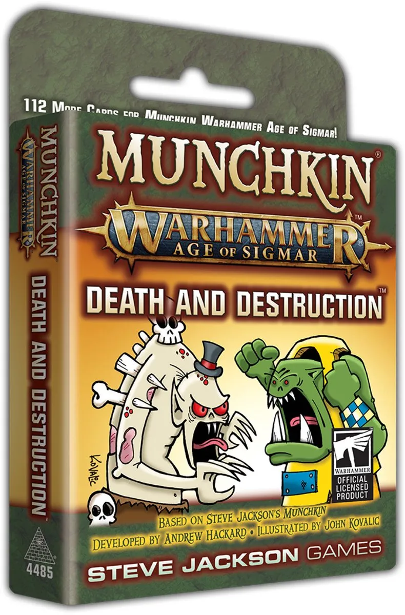 Steve Jackson Games Munchkin Warhammer Age of Sigmar Death and Destruction