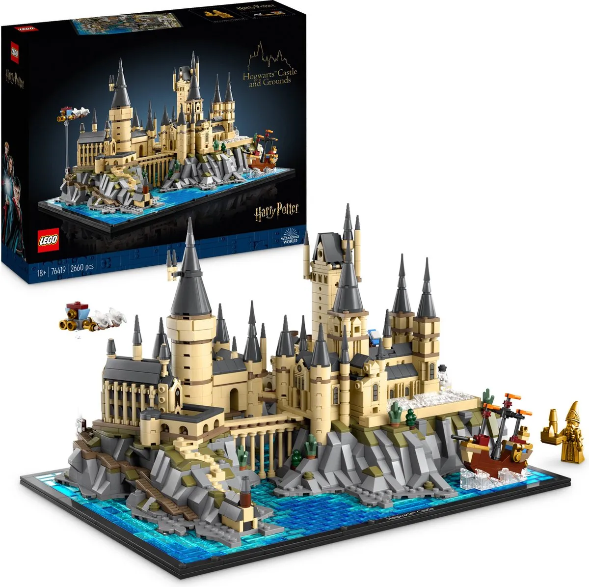 LEGO Harry Potter Zweinstein Kasteel 76419 - 2660 Stenen - Meerkleurig