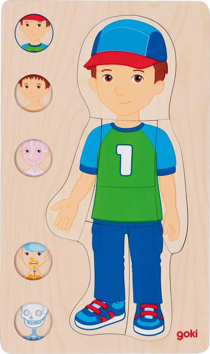 Goki Puzzle Boy - 29 Stuks - Multicolor